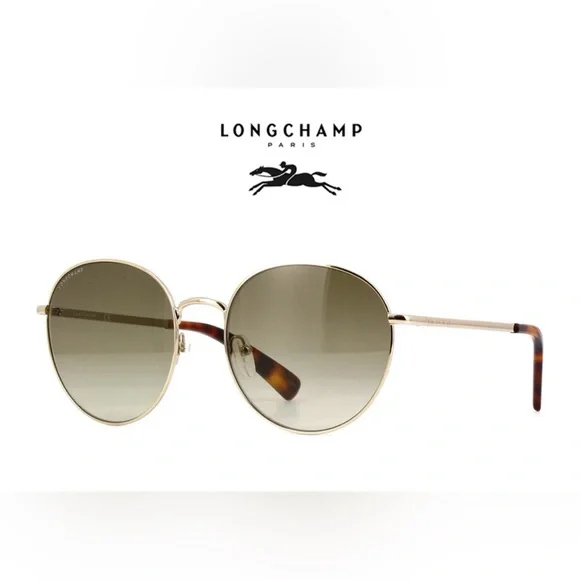 Gold Aviator Sunglasses By LONGCHAMP , PARIS NWT Longchamp | Accessories | Nwt Longchamp Gold Aviator  main image 3